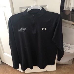 Black under armor quarter zip